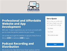 Tablet Screenshot of fantata.com
